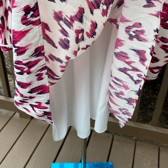 Scotch & Soda printed V-neck Mini Dress size 12 - Picture 13 of 15